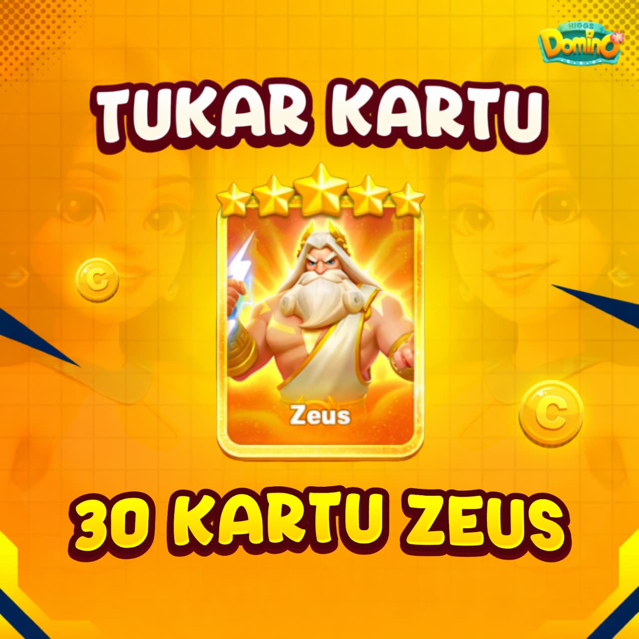 30B Tukar Kartu Zeus