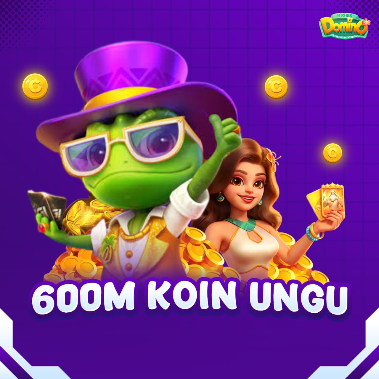 600M Koin Ungu