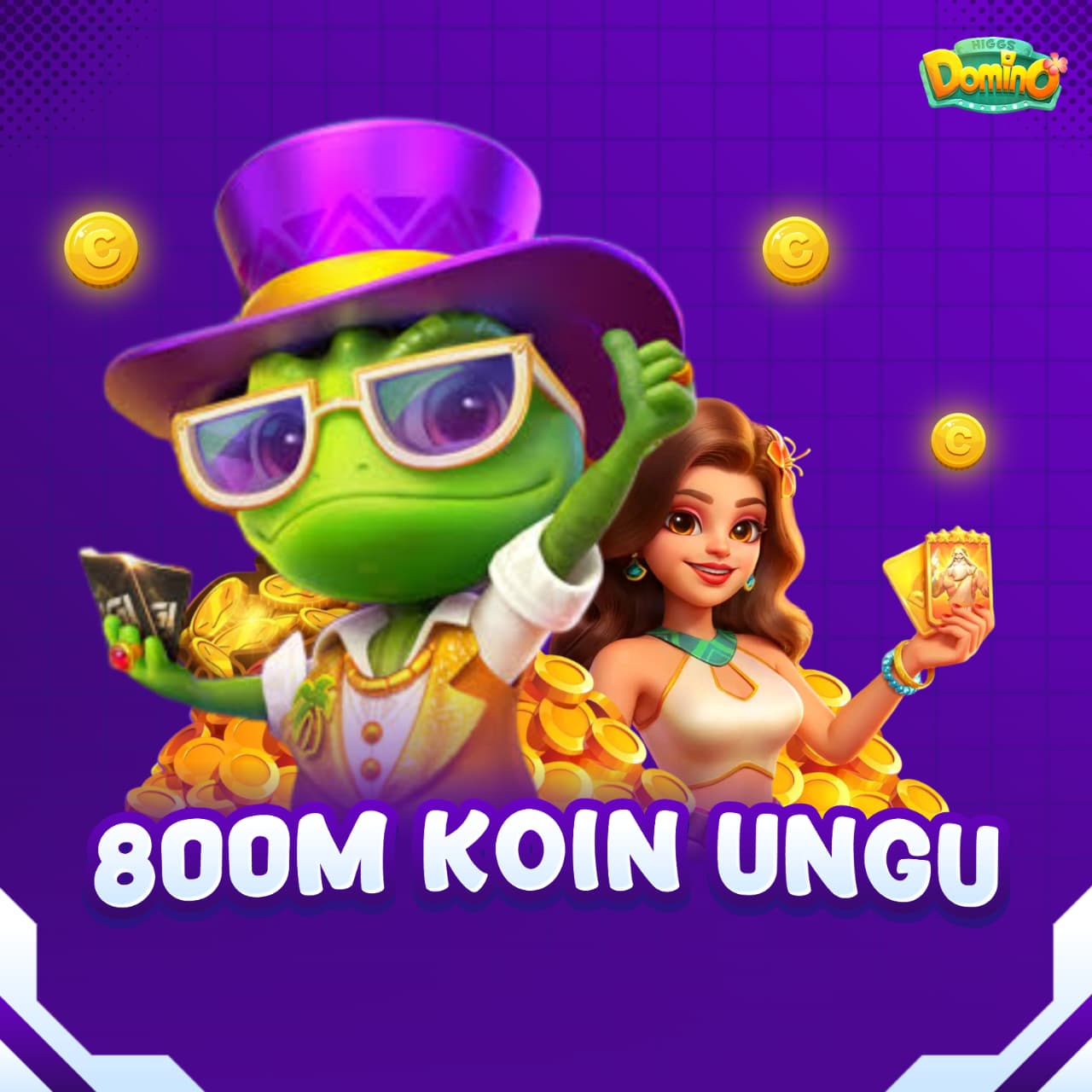 800M Koin Ungu