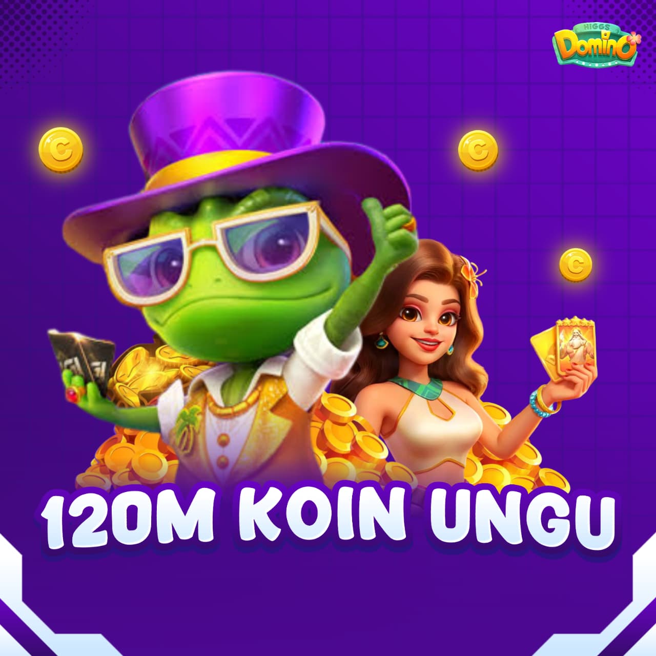 120M Koin Ungu