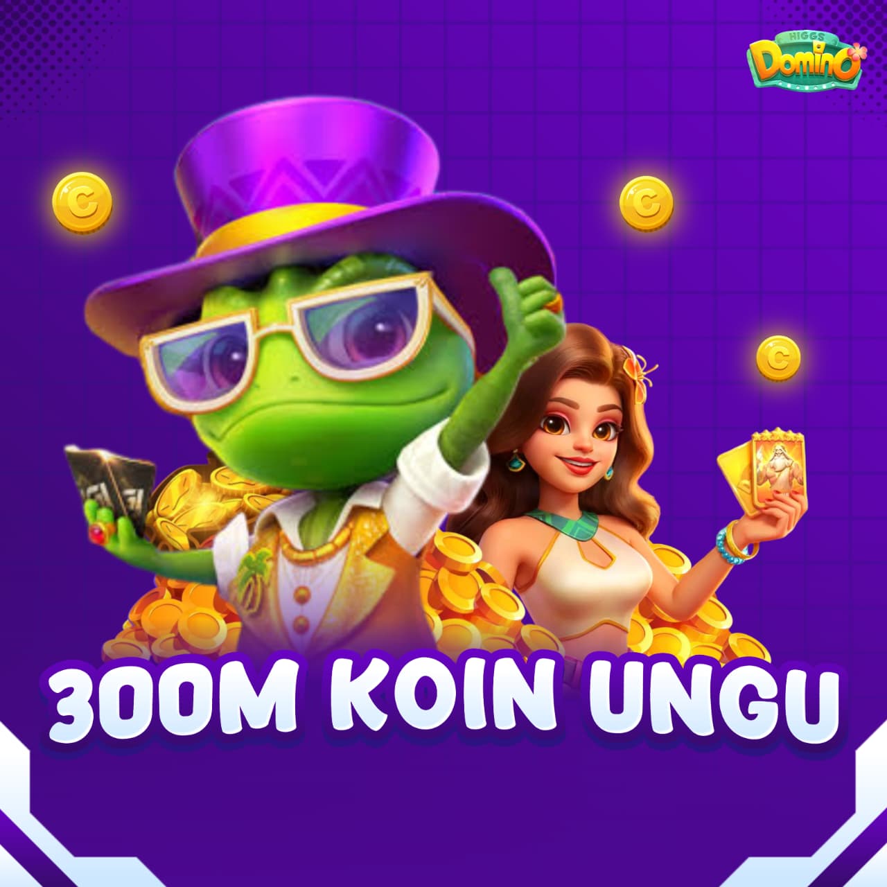 300M Koin Ungu